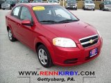 2010 Sport Red Chevrolet Aveo LT Sedan #61288524