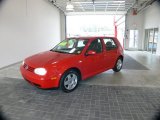 2001 Tornado Red Volkswagen Golf GLS 4 Door #61288778