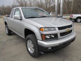 Sheer Silver Metallic Chevrolet Colorado in 2012