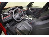 2012 BMW 3 Series 335i Sedan Black/Red Highlight Interior
