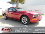 2005 Redfire Metallic Ford Mustang V6 Deluxe Coupe #61288721