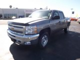 2012 Graystone Metallic Chevrolet Silverado 1500 LT Crew Cab 4x4 #61288486