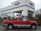 2012 Red Candy Metallic Ford F150 XLT SuperCab 4x4 #61288149