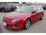 2010 Red Candy Metallic Ford Fusion SE #61288641