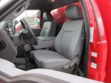 2012 Ford F550 Super Duty XL Regular Cab 4x4 Dump Truck Steel Interior