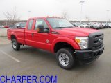 2012 Vermillion Red Ford F350 Super Duty XL SuperCab 4x4 #61288091