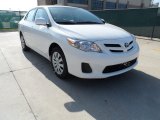 2012 Super White Toyota Corolla LE #61288338