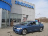 2010 Atomic Blue Metallic Honda Civic EX Sedan #61344560