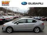 2012 Ice Silver Metallic Subaru Impreza 2.0i Premium 4 Door #61344464