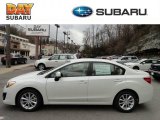 2012 Satin White Pearl Subaru Impreza 2.0i Premium 4 Door #61344462