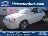 2006 Clear White Kia Spectra EX Sedan #61345696