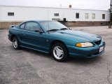 1996 Pacific Green Metallic Ford Mustang V6 Coupe #61344359