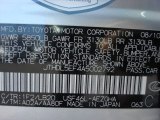 2010 LS Color Code for Mercury Metallic - Color Code: 1F2