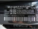 2011 E Color Code for Steel Grey Metallic - Color Code: 755