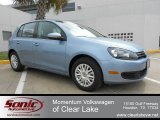 2012 Shark Blue Metallic Volkswagen Golf 4 Door #61345592