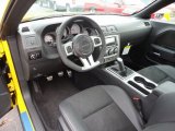 2012 Dodge Challenger SRT8 Yellow Jacket Dark Slate Gray Interior