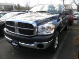 2008 Patriot Blue Pearl Dodge Ram 1500 SLT Quad Cab 4x4 #61344872