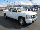2008 Summit White Chevrolet Silverado 1500 LT Extended Cab 4x4 #61344095