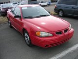 2001 Bright Red Pontiac Grand Am SE Coupe #61344058