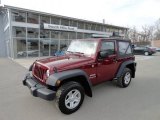 2010 Red Rock Crystal Pearl Jeep Wrangler Sport 4x4 #61344689