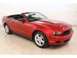 2010 Red Candy Metallic Ford Mustang V6 Convertible #61345273