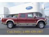 2012 Autumn Red Metallic Ford F250 Super Duty King Ranch Crew Cab 4x4 #61457488