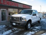2002 Oxford White Ford F250 Super Duty XL SuperCab 4x4 Chassis #61457874