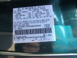 1997 F150 Color Code for Pacific Green Metallic - Color Code: PS
