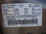 2005 Liberty Color Code for Light Khaki Metallic - Color Code: PJC