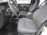 2002 Jeep Wrangler Sport 4x4 Agate Black Interior