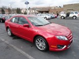 2012 Red Candy Metallic Ford Fusion SE #61499516