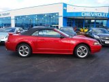 2001 Laser Red Metallic Ford Mustang GT Convertible #61499493