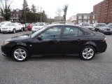 Black Saab 9-3 in 2011