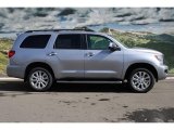 Silver Sky Metallic Toyota Sequoia in 2012