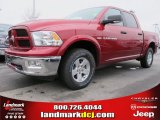 2012 Deep Cherry Red Crystal Pearl Dodge Ram 1500 Mossy Oak Edition Crew Cab 4x4 #61537681