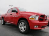 Flame Red Dodge Ram 1500 in 2012