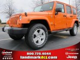 2012 Crush Orange Jeep Wrangler Unlimited Sahara 4x4 #61537646