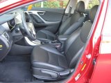 2011 Hyundai Elantra Limited Black Interior