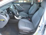 2012 Hyundai Elantra Limited Gray Interior