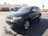 2011 Natural Green Pearl Jeep Grand Cherokee Overland 4x4 #61537828