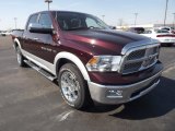 Deep Molten Red Pearl Dodge Ram 1500 in 2012