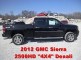 2012 Onyx Black GMC Sierra 2500HD Denali Crew Cab 4x4 #61538050