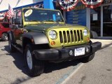 2008 Rescue Green Metallic Jeep Wrangler Unlimited X 4x4 #61538018