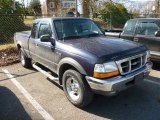 2000 Deep Wedgewood Blue Metallic Ford Ranger XLT SuperCab 4x4 #61537504