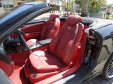2004 Mercedes-Benz SL 55 AMG Roadster Charcoal/Berry Red Interior