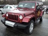 2012 Deep Cherry Red Crystal Pearl Jeep Wrangler Unlimited Sahara 4x4 #61537937