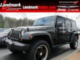 2011 Natural Green Pearl Jeep Wrangler Unlimited Rubicon 4x4 #61537698