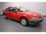 1997 Bright Red Chevrolet Cavalier Coupe #61537902