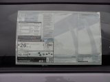 2012 Scion tC  Window Sticker