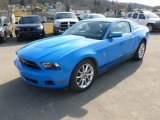 2010 Grabber Blue Ford Mustang V6 Premium Coupe #61580346